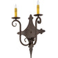 2nd Ave Lighting Angelique 12" Wide 2 LT Wall Sconce in Cajun Spice Finish