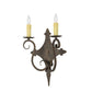 2nd Ave Lighting Angelique 13" Wide 2 LT Wall Sconce in Gilded Tobacco Finish