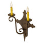 2nd Ave Lighting Angelique 13" Wide 2 LT Wall Sconce in Gilded Tobacco Finish