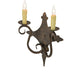2nd Ave Lighting Angelique 13" Wide 2 LT Wall Sconce in Gilded Tobacco Finish