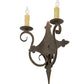 2nd Ave Lighting Angelique 13" Wide 2 LT Wall Sconce in Gilded Tobacco Finish