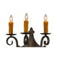 2nd Ave Lighting Angelique 15.5" Wide 3 LT Wall Sconce in French Bronze Finish