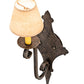 2nd Ave Lighting Angelique 8" Wall Sconce in Antiquity Finish