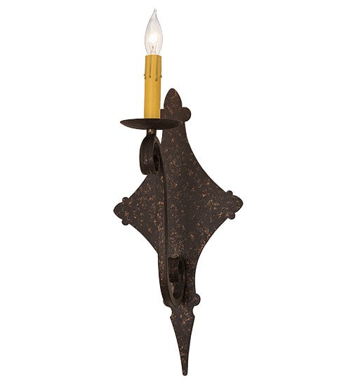 2nd Ave Lighting Angelique 8" Wide Wall Sconce in Copper Rust Finish