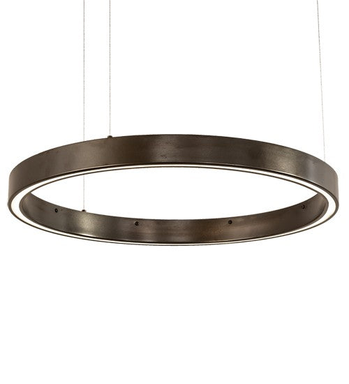 2nd Ave Lighting Anillo 24" Halo Pendant in Bronze Finish