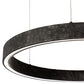 2nd Ave Lighting Anillo 24" Halo Pendant in Gunmetal Finish