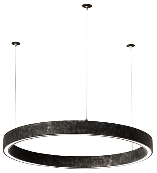 2nd Ave Lighting Anillo 24" Halo Pendant in Gunmetal Finish