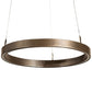 2nd Ave Lighting Anillo 24" Wide Halo Pendant in Metallic Bronze
