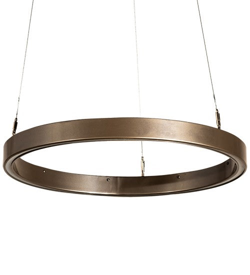 2nd Ave Lighting Anillo 24" Wide Halo Pendant in Metallic Bronze