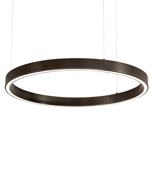 2nd Ave Lighting Anillo 28" Wide Halo Pendant in Bronze Finish