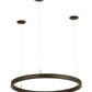 2nd Ave Lighting Anillo 36" Halo Pendant in China Mahogany Bronze Finish