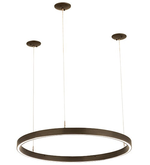 2nd Ave Lighting Anillo 36" Halo Pendant in China Mahogany Bronze Finish