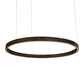 2nd Ave Lighting Anillo 39" Wide Halo Pendant in Bronze Finish
