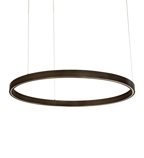 2nd Ave Lighting Anillo 39" Wide Halo Pendant in Bronze Finish