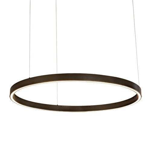 2nd Ave Lighting Anillo 39" Wide Halo Pendant in Bronze Finish