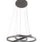 2nd Ave Lighting Anillo 42" Cascading Pendant in Matte Clear Finish