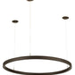 2nd Ave Lighting Anillo 48" Halo Pendant in China Mahogany Bronze Finish