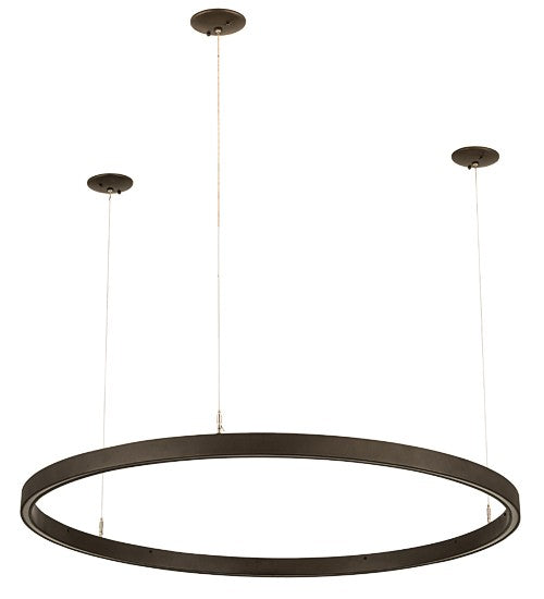 2nd Ave Lighting Anillo 48" Halo Pendant in China Mahogany Bronze Finish