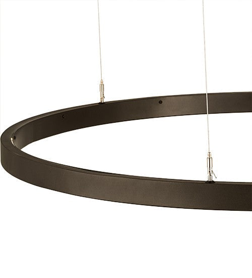 2nd Ave Lighting Anillo 48" Halo Pendant in China Mahogany Bronze Finish
