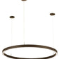 2nd Ave Lighting Anillo 48" Halo Pendant in China Mahogany Bronze Finish