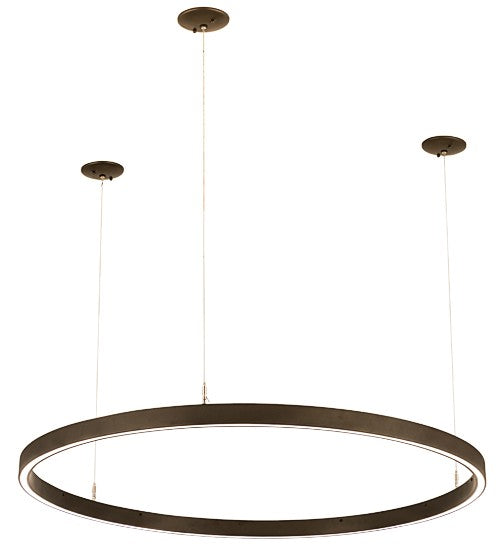 2nd Ave Lighting Anillo 48" Halo Pendant in China Mahogany Bronze Finish