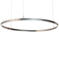 2nd Ave Lighting Anillo 60" Wide Halo Pendant in Extreme Chrome Finish