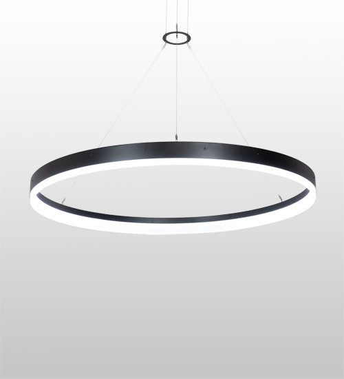 2nd Ave Lighting Anillo Apollonia 60" Pendant in Textured Black Finish