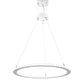 2nd Ave Lighting Anillo Gemini 36" Pendant in Glossy White Finish