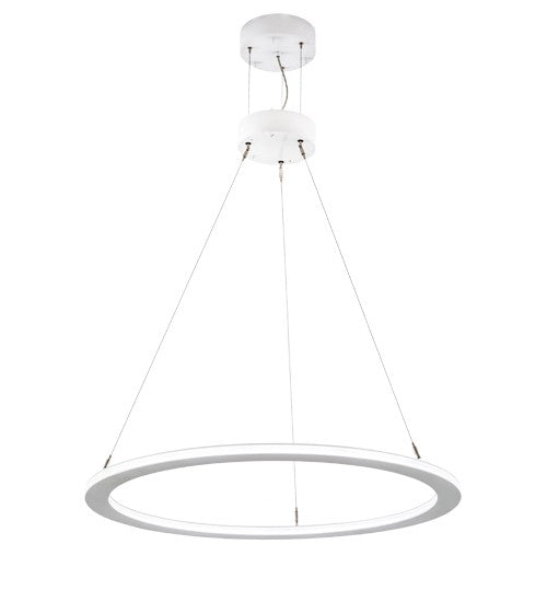 2nd Ave Lighting Anillo Gemini 36" Pendant in Glossy White Finish