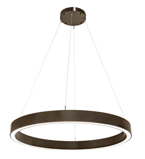 2nd Ave Lighting Anillo Halo 48" Wide Pendant in Timeless Bronze Finish