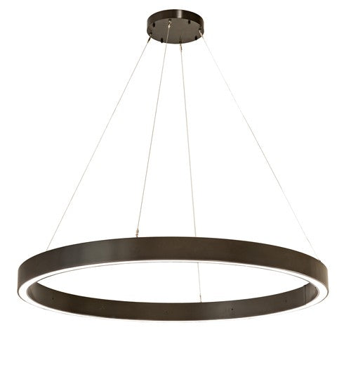 2nd Ave Lighting Anillo Halo 60" Wide Pendant in Timeless Bronze