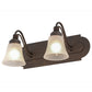 2nd Ave Lighting Antencio 18" Wide 2 LT Vanity Light in Gilded Tobacco Finish