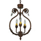 2nd Ave Lighting Antonia 12" Wide 3 LT Chandelier in Antique Rust Finish
