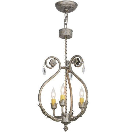 2nd Ave Lighting Antonia 12" Wide 3 LT Chandelier in Corinth Finish