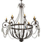 2nd Ave Lighting Antonia 25" Wide 8 LT Chandelier in Chestnut Finish
