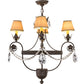 2nd Ave Lighting Antonia 26" Wide 4 LT Chandelier in Chestnut Finish