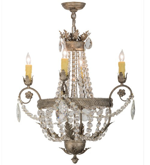 2nd Ave Lighting Antonia 26" Wide 4 LT Chandelier in Corinth Finish