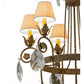 2nd Ave Lighting Antonia 26" Wide 6 Light Chandelier in Pompeii Gold Finish