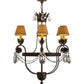 2nd Ave Lighting Antonia 28" Wide 6 LT Chandelier in Chestnut Finish