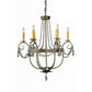 2nd Ave Lighting Antonia 28.5" 6 LT Crystal Chandelier in Corinth Finish