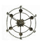 2nd Ave Lighting Antonia 28.5" 6 LT Crystal Chandelier in Corinth Finish