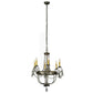 2nd Ave Lighting Antonia 28.5" 6 LT Crystal Chandelier in Corinth Finish