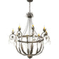 2nd Ave Lighting Antonia 40" Wide 8 Light Chandelier in French Bronze Finish