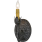 2nd Ave Lighting Antonia 5" Wall Sconce in Graphite Pewter Finish
