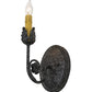 2nd Ave Lighting Antonia 5" Wall Sconce in Graphite Pewter Finish