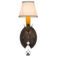 2nd Ave Lighting Antonia 5" Wall Sconce in Matte Antique Brass Finish