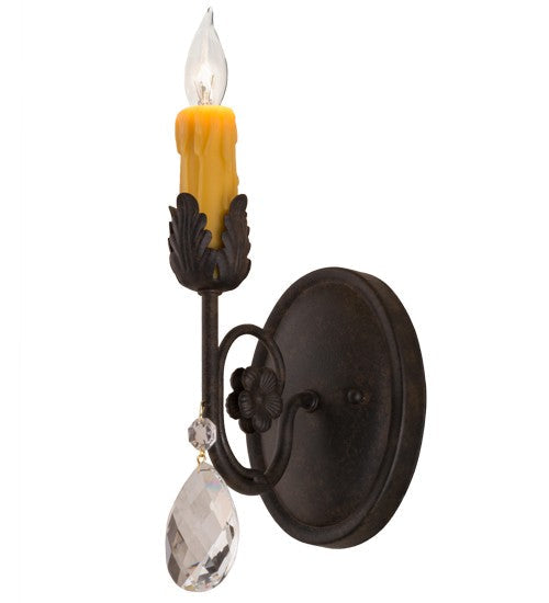 2nd Ave Lighting Antonia 5" Wide Wall Sconce in Chestnut Finish