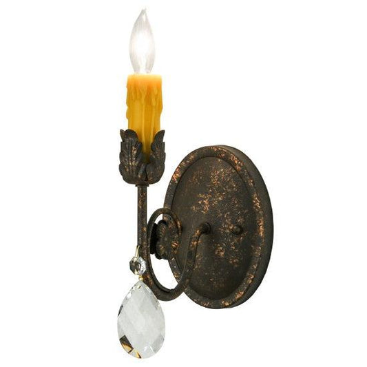 2nd Ave Lighting Antonia 5" Wide Wall Sconce in Gilded Tobacco Finish