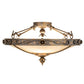 2nd Ave Lighting Arabesque 27.5" Wide Flushmount in French Bronze Finish