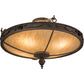 2nd Ave Lighting Arabesque 28" Semi-Flushmount in Gilded Tobacco Finish
